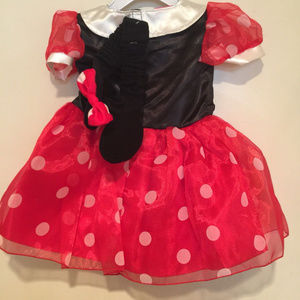 Disney Dresses - Disney Minnie Mouse 6-9Mos Dress w Headband Disney Dresses - Disney Minnie Mouse 6-9Mos Dress w Headband